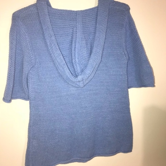 J.Jill Hooded Pullover Sweater XS Petite O… - Picture 2 of 5